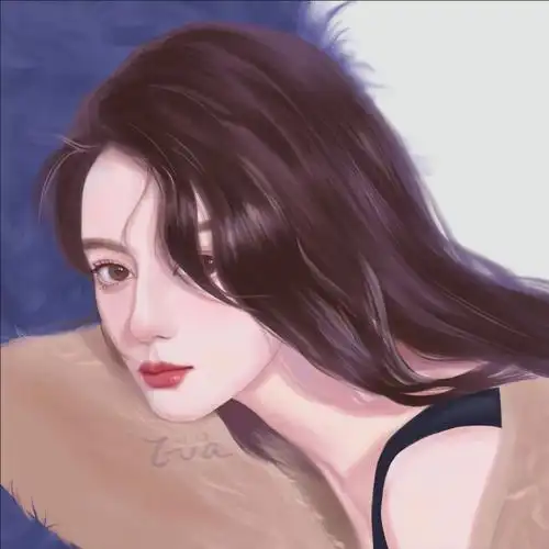 画画的日常#女生头像#头像约稿#约稿#半厚涂#procreate绘画#迪丽热巴