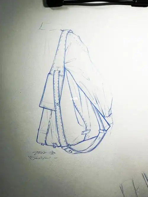 包包手绘细节7301