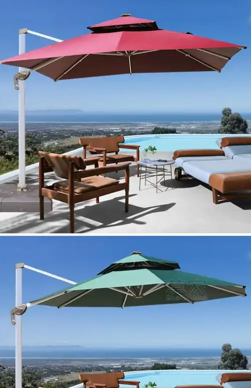 莫家户外遮阳伞大型太阳伞花园可印刷定制摆摊罗马伞室外伞庭院伞