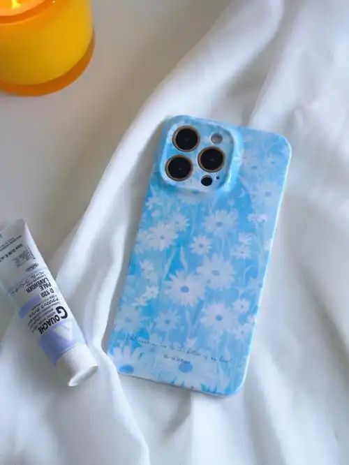 浅天蓝手机壳太治愈了