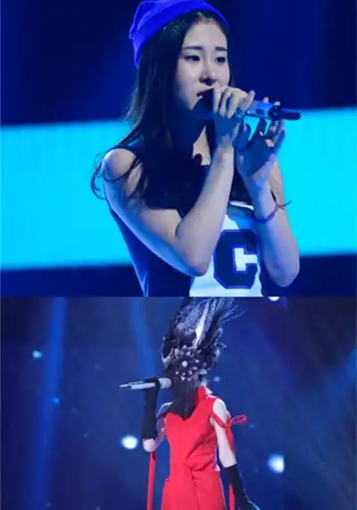 【图】张碧晨化身进击的女帝 登蒙面舞台唱歌被指认成张靓颖