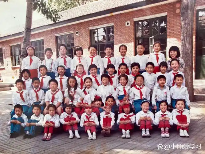 8090后学校回忆 小学 同学合影 校服 运动服