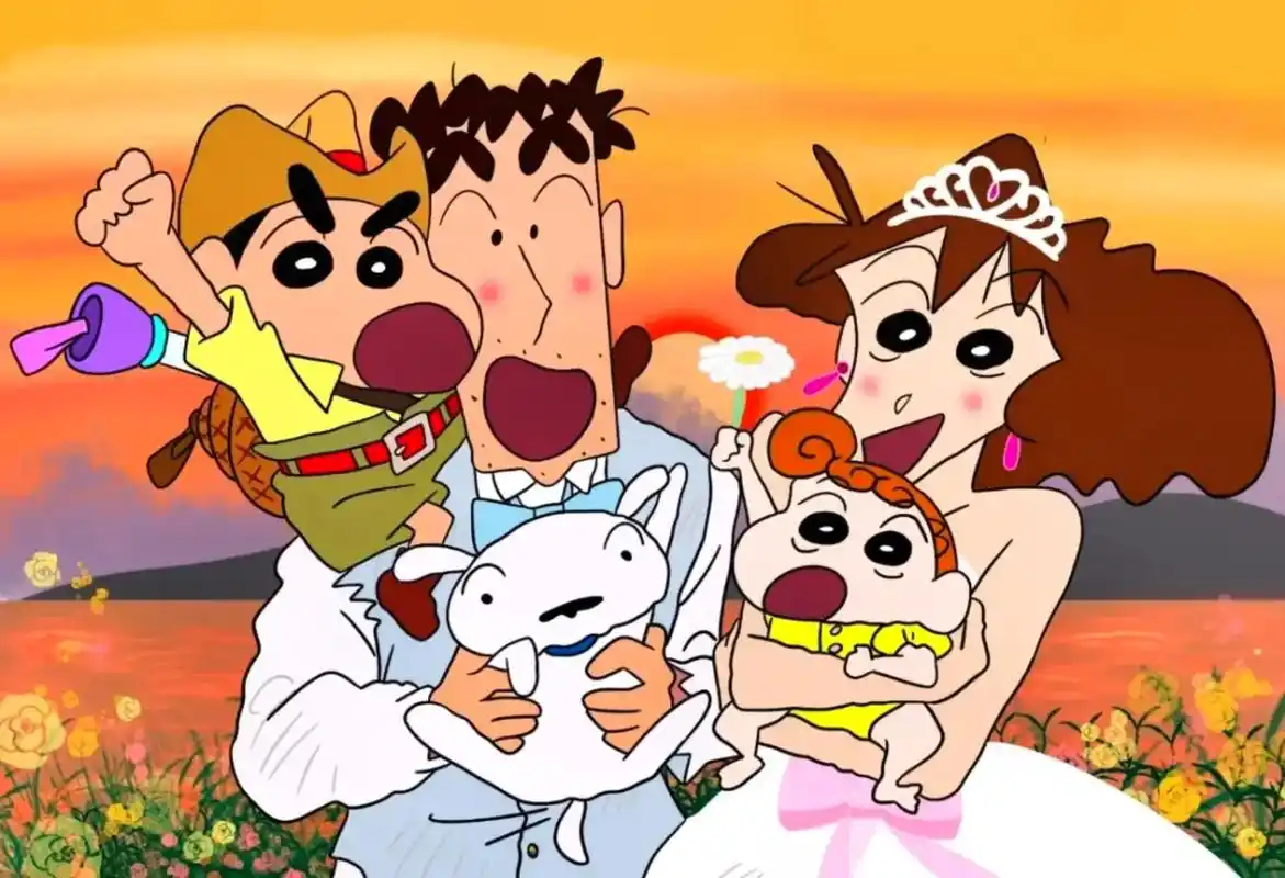 蜡笔小新#小葵#动感超人#高清壁纸#可爱一家人  喜欢可私 - 抖音