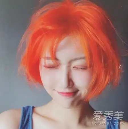 抖音网红色头发是什么颜色红色头发抖音流行女