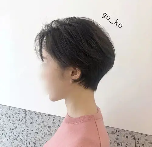 剪这款露耳式短发38变18