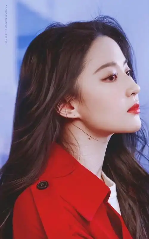 鼻子决定了颜值的上限#一起来欣赏名画"刘亦菲的侧颜".