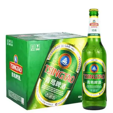 啤酒青岛啤酒经典8度500ml12瓶