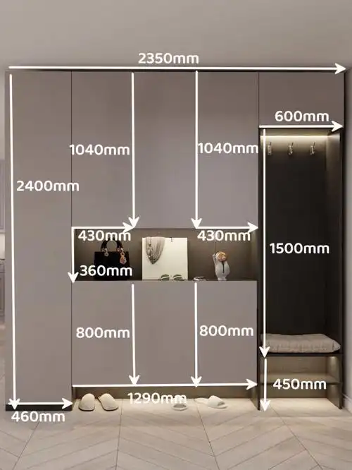 你们催了又催的鞋柜尺寸图终于来啦!