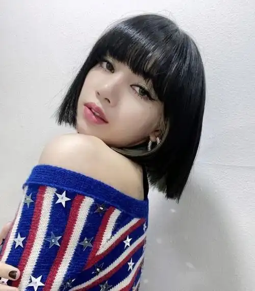 lisa挂耳染发型 - 拾味生活