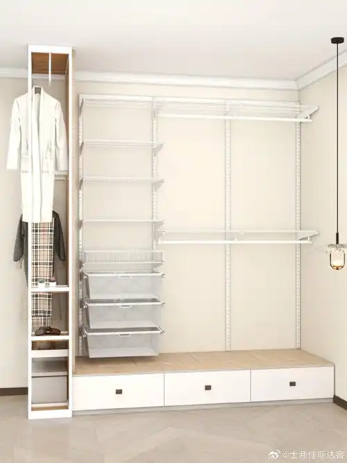 ③出效果图;  ④有师傅上门安装#金属衣柜##佳