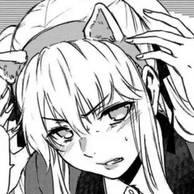 女生头像霸气超拽动漫黑白