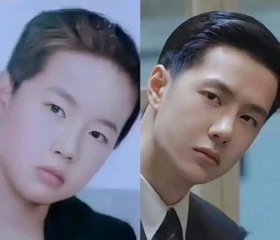 网友找到王一博小时候照片,用来对比现在,事实证明他没有整容,而且小