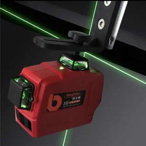 巴士特12线水平仪绿光红外线水准仪贴墙仪高精度十二线激光打线仪