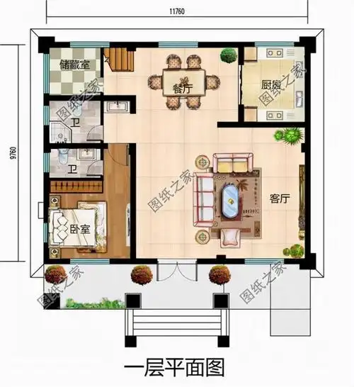 十款经典农村平房设计(二层楼农村自建房设计图)