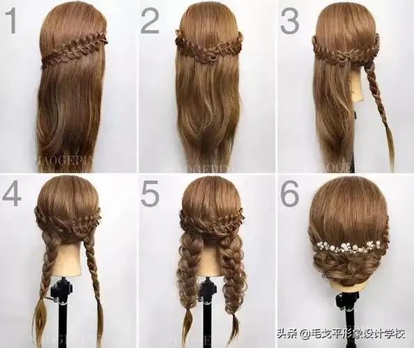 新娘发型教程图解简单视频教程,实用新娘盘发造型图解教程,化妆师必收