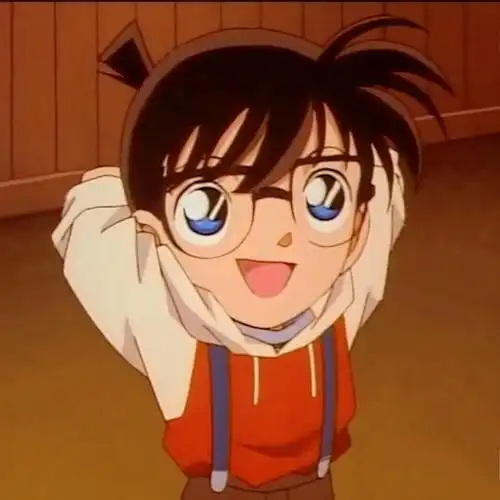 自截的圆脸柯南太可爱啦