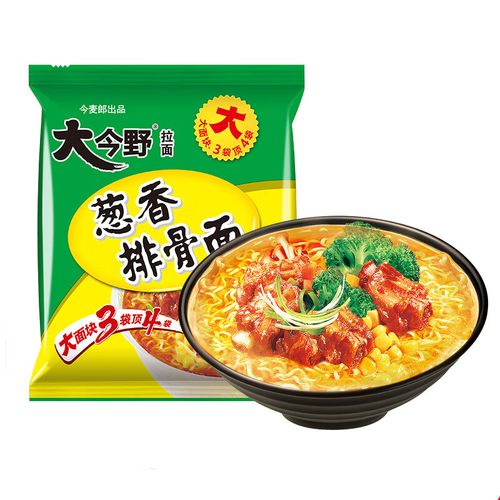 今麦郎 葱香排骨 方便面 21袋/箱(单位:箱)_全程速达