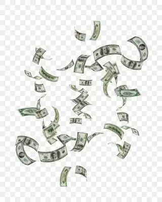 金融金钱钱雨png图片