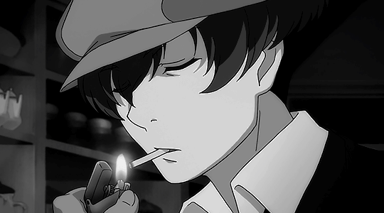 动漫gif少年gif抽烟gif