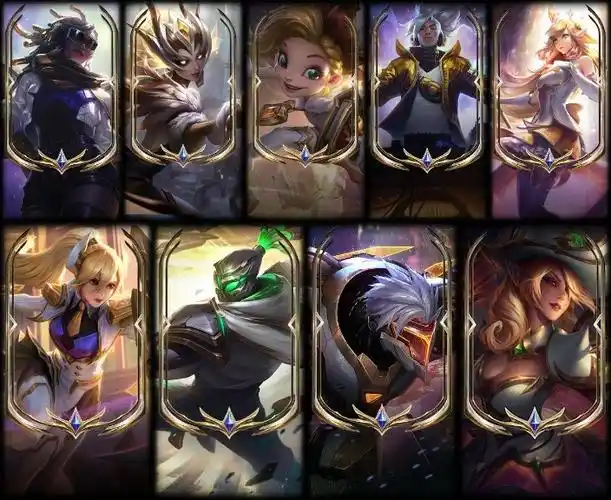 2020和2021年的至臻点皮肤这些皮肤一直以来都在商店中,无论何时兑换