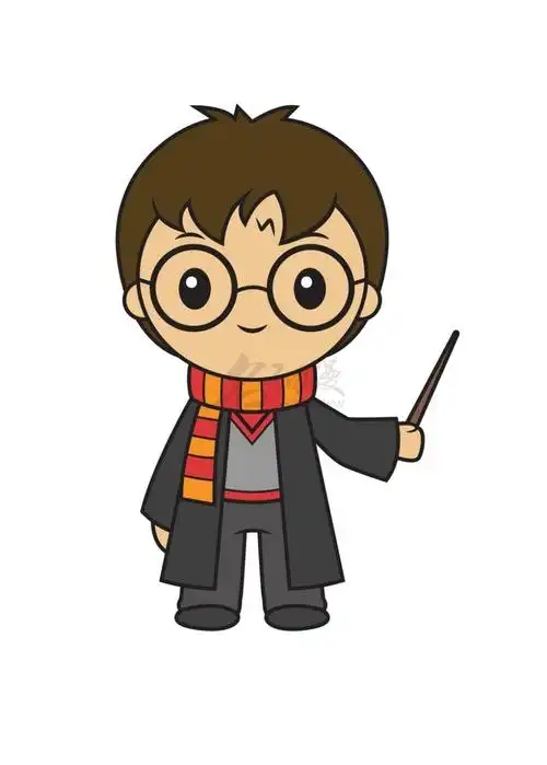 q版哈利波特怎么画如何画哈利波特