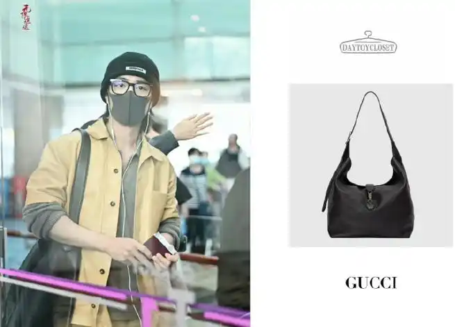 肖战超话#肖战gucci品牌代言人#我都和猫猫说了,这个包包是肖战同款