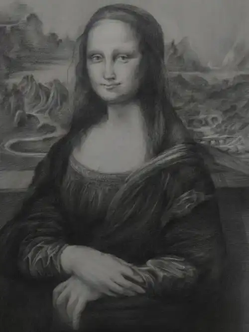 高二美术生的蒙娜丽莎