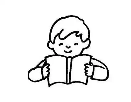 最新2022年小朋友看书简笔画 小朋友看书简笔画图片
