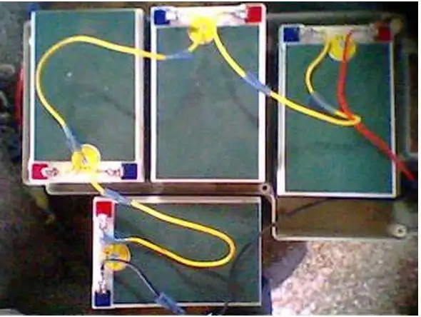 电动自行车60v12ah五个电池怎样串联有没有接线图