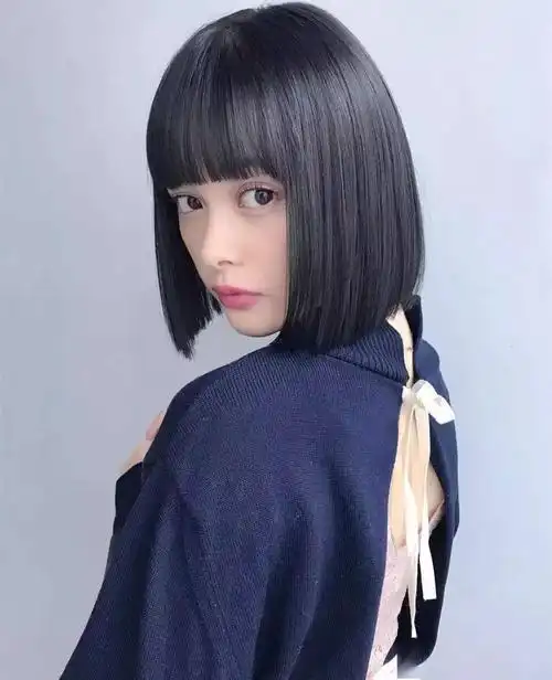 高颜值的齐颚短发