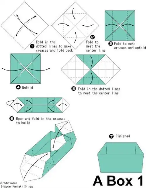 折盒子