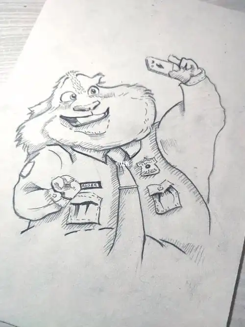 疯狂动物城  #手绘  #练习 #临摹