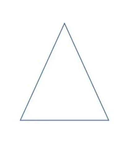 怎么在word插入一个没有填充颜色的等腰三角形