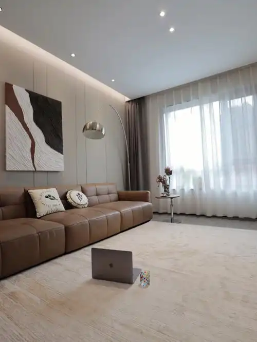 卡其,奶咖,棕色各种不同色度的大地色系92,所以装修的时候没有选择