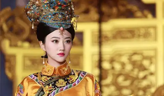 景甜大玉儿传奇剧照曝光妆容精致皮肤白皙图