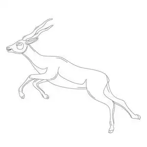 运行羚羊图片-运行羚羊素材-运行羚羊插画-摄图新视界