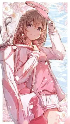 动漫壁纸 粉白系少女 画师 mizuki