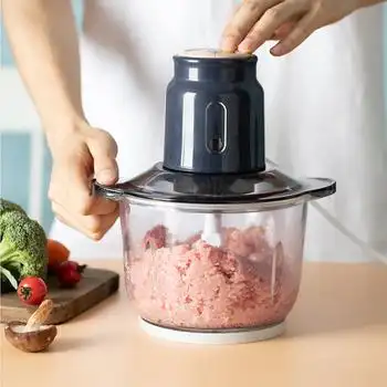 小熊绞肉机家用电动小型打肉馅搅拌机蒜泥多功能料理机绞馅机神器