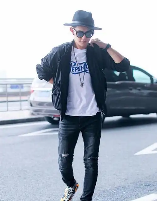 汪东城时尚搭配帅气可爱造型百搭质感爆棚帅气凌人