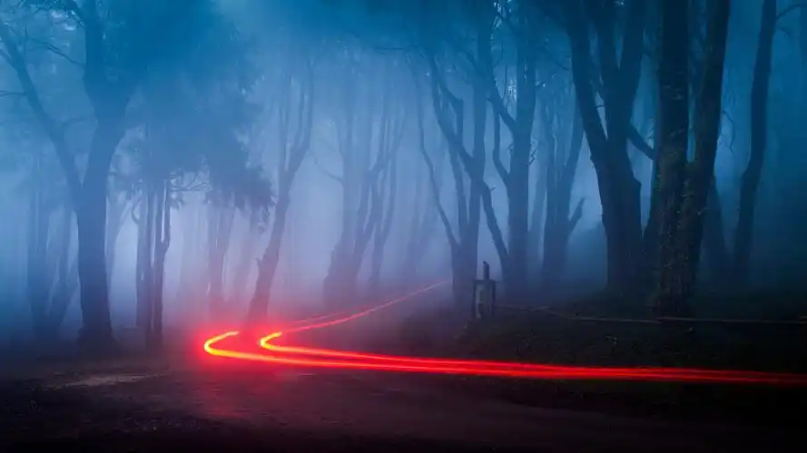 大自然蓝色风景