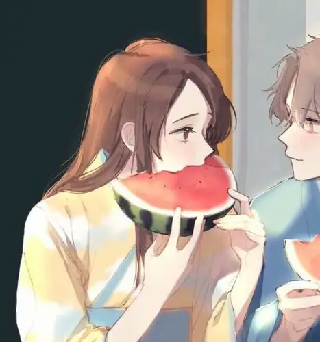 动漫情侣头像谁说世界上没有童话你就是啊