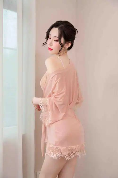 长夜漫漫女士性感内衣情趣睡裙大码透视诱惑吊带性感蕾丝睡衣睡裙套装