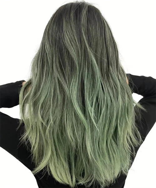 2023染发颜色预测 清新显白抹茶绿_2023年流行发型 - 美发站