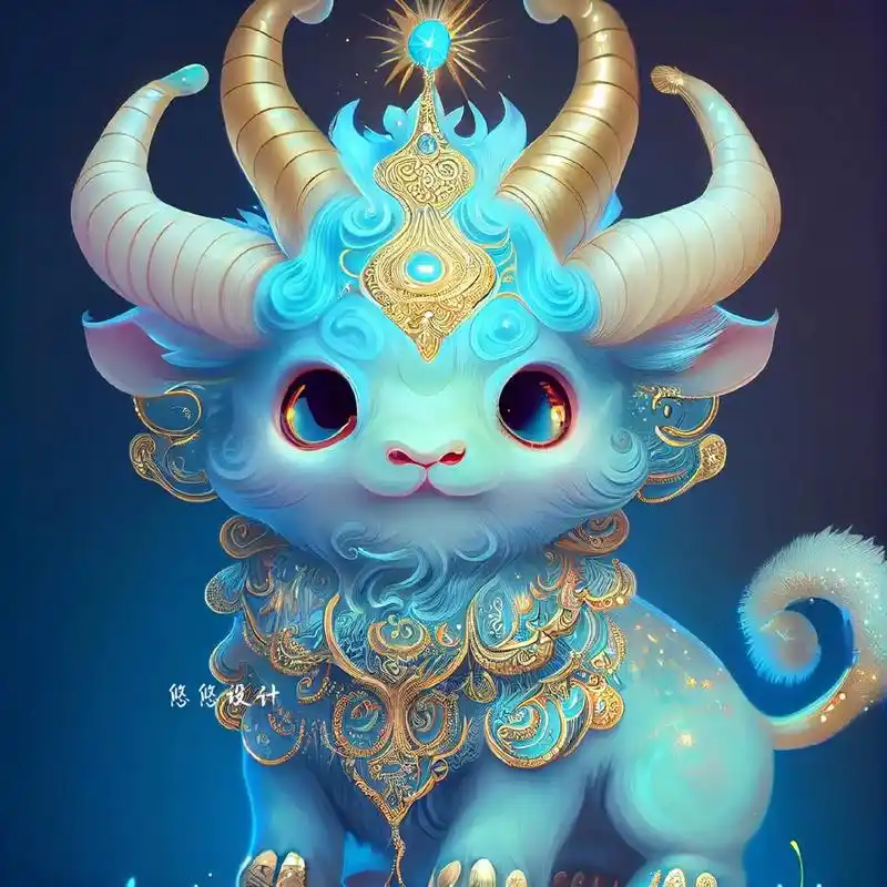 招财碧水麒麟宝宝!高贵可爱,超旺财 #麒麟 #手机壁纸潮图  - 抖音