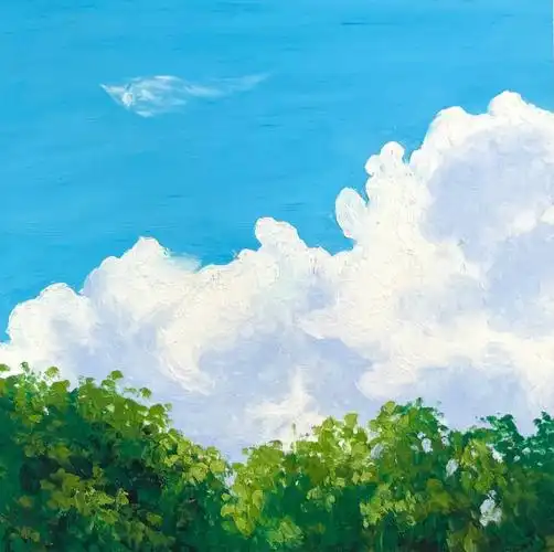 油画棒画一个夏天19