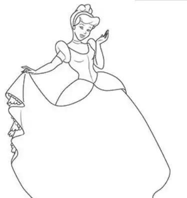 穿长裙子的女孩简笔画穿裙子的女孩简笔画步骤教程穿裙子的小姑娘简笔