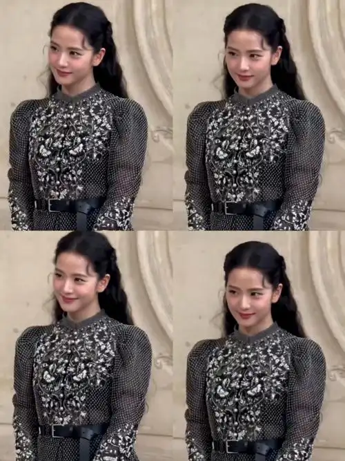 金智秀巴黎大秀造型##金智秀公主头造型