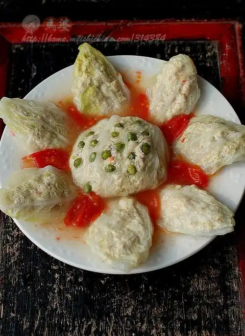 创意新派菜荷花豆腐