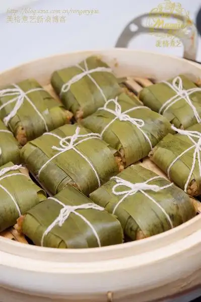 蒸笼版鲜肉粽子