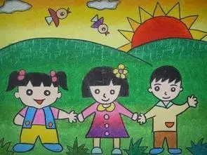 4儿童画我的好朋友小朋友游泳池图片画画 第1页我的好朋友图片简笔画